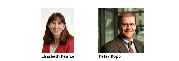 Elizabeth Pearce and Peter Koop