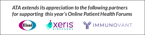 ATA extends its appreciation to the following partners for supporting this year’s Online Patient Health Forums