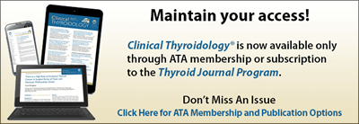 Clinical Thyroidology